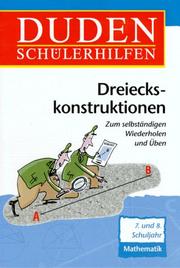 Cover of: Duden Schülerhilfen, Dreieckskonstruktionen, 7./8. Schuljahr