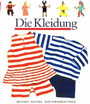 Cover of: Die Kleidung.