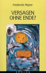 Cover of: Versagen ohne Ende? by Frederick Mayer