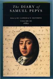 Cover of: The Diary of Samuel Pepys: 1662 (Diary of Samuel Pepys, Vol 3)