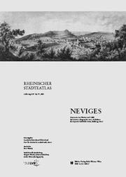 Cover of: Rheinischer Städteatlas 077. Neviges. 14. Lieferung. by Kurt Wesoly, Esther Weiss
