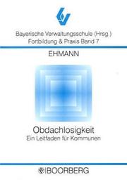 Cover of: Obdachlosigkeit. Ein Leitfaden für Kommunen. by Eugen Ehmann