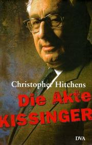 Cover of: Die Akte Kissinger.