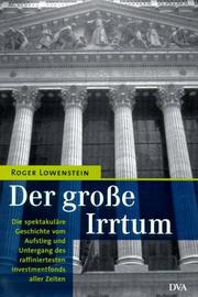 Cover of: Der große Irrtum. by Roger Lowenstein