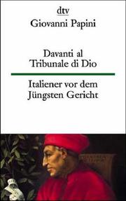 Cover of: Italiener vor dem Jüngsten Gericht. by Papini, Giovanni