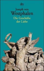 Cover of: Die Geschäfte der Liebe.