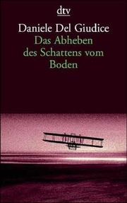 Cover of: Das Abheben des Schattens vom Boden.