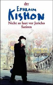 Cover of: Nicht so laut vor Jericho.