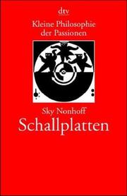 Cover of: Kleine Philosophie der Passionen. Schallplatten. by Sky Nonhoff