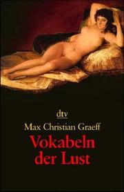 Cover of: Vokabeln der Lust.