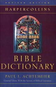 Cover of: The HarperCollins Bible dictionary