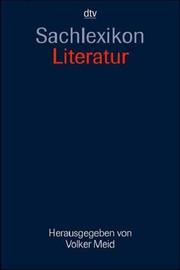 Cover of: Sachlexikon Literatur.