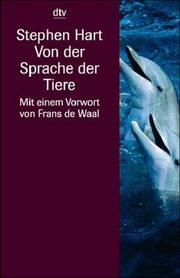 Cover of: Von der Sprache der Tiere.