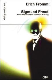 Cover of: Sigmund Freud. Seine Persönlichkeit und seine Wirkung.