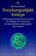 Cover of: Forschungsobjekt Embryo.