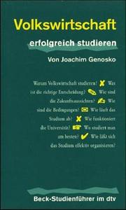 Cover of: Volkswirtschaft erfolgreich studieren.