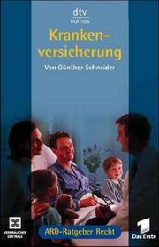 Cover of: Krankenversicherung.