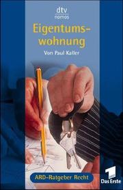 Cover of: Eigentumswohnung. Das Buch zur Fernsehserie ARD- Ratgeber Recht.