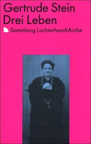Cover of: Drei Leben. Erzählungen. ( Sammlung Luchterhand im DTV).