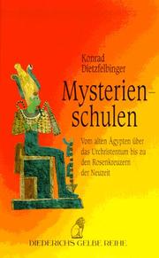 Cover of: Mysterienschulen.