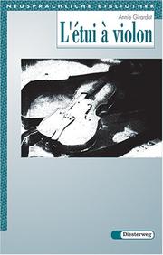 Cover of: L'etui a violon. Texte integral de six recits.