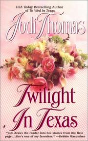 Cover of: Twilight in Texas by Jodi Thomas
