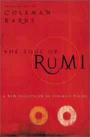 Cover of: The Soul of Rumi: A New Collection of Ecstatic Poems