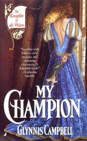Cover of: My champion by Glynnis Campbell