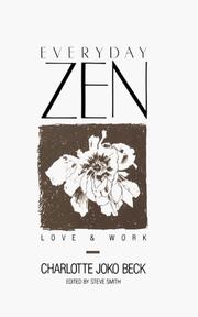 Cover of: Everyday Zen: love and work