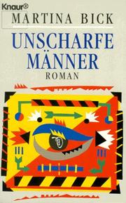 Cover of: Unscharfe Manner
