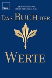 Cover of: Knaurs Buch der Werte.