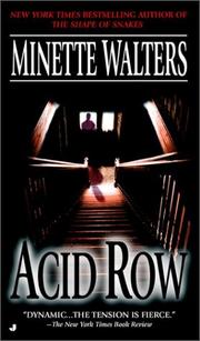 Cover of: Acid Row by Minette Walters