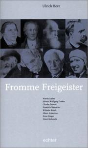 Cover of: Fromme Freigeister.