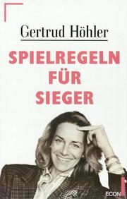 Cover of: Spielregeln für Sieger.