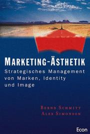 Cover of: Marketing- Ästhetik. Strategisches Management von Marken, Identity und Image.