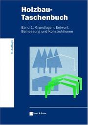 Cover of: Holzbau-Taschenbuch Band 1 9a - Grundlagen, Bemessung