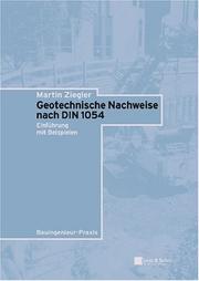 Cover of: Geotechnische Nachweise Nach Der Neuen DIN 1054 in Beispielen