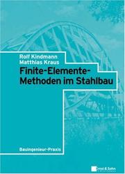 Cover of: Finite-elemente-methoden Im Stahlbau