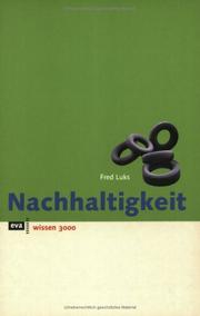 Cover of: Nachhaltigkeit.