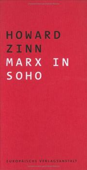 Cover of: Marx in Soho. Dramolett für eine Stimme. by Howard Zinn
