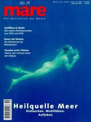 Cover of: mare, Die Zeitschrift der Meere, Nr.19, Heilquelle Meer by Nikolaus Gelpke