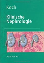 Cover of: Klinische Nephrologie. by Heinrich P. Koch, Karl-Martin Koch
