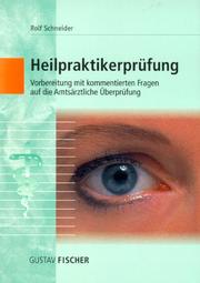 Cover of: Heilpraktikerprüfung, Bd.1