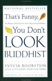 Cover of: That's funny, you don't look Buddhist by Sylvia Boorstein