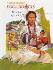 Cover of: Pocahontas: daughter of a chief