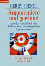 Cover of: Argumentiere und gewinne.