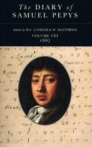 Cover of: The Diary of Samuel Pepys: 1667 (Diary of Samuel Pepys, Vol 8)