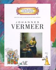 Cover of: Johannes Vermeer (Getting to Know the World's Greatest Artists) by 