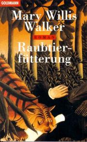 Cover of: Raubtierfütterung.