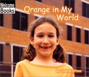 Cover of: Orange in My World (World of Color, the)